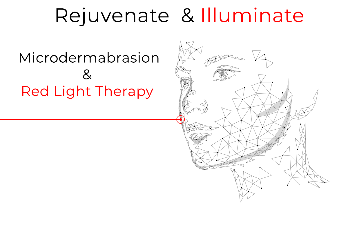 Microdermabrasion & Superior Healing with Red Light Therapy. Recover Red