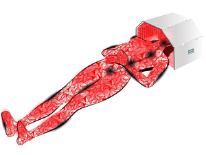 Facial red light therapy device.