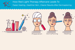 How Red Light Therapy Enhances Dermaplaning