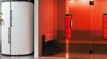Near-infrared light and red light therapy saunas