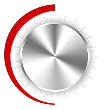 Intensity knob for red light therapy light.