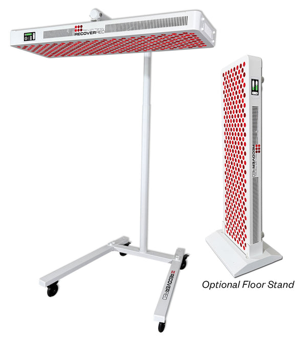 Red light therapy floor light add-on